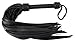 Produktbild Peitsche Flogger aus Leder schwarz handmade von Qualität