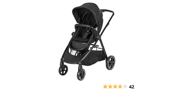 Bebe Confort Zelia Poussette Naissance Citadine Et Legere Assise Transformable En Nacelle De La Naissance A 3 5 Ans 0 15 Kg Nomad Black Amazon Fr Bebe Et Puericulture