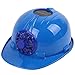 Produktbild Upxiang Solarbetriebene Lüfter Cap Hat - Schutzhelm - Solarbetriebene Lüfter Work Hard Cap Hat Head (Blau)
