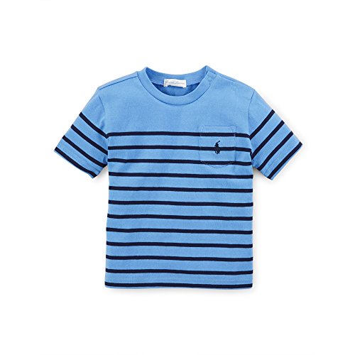 Baby Boy Ralph Lauren Short Sleeve Stripe T- Shirt, Top (0-3m)