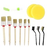 baotongle 12pcs Auto Detailing Brush Kit, Car Cleaning Brush Set Car Cleaning To