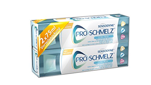 Preisvergleich Produktbild Sensodyne ProSchmelz Extra Fresh, tägliche Zahnpasta mit Fluorid, 12x Doppelpack (2x100ml), bei säurebedingtem Zahnschmelzabbau + extra Frische