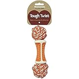 Rosewood 40218 robuster, in sich gedrehter Kauball für Hunde, 23cm