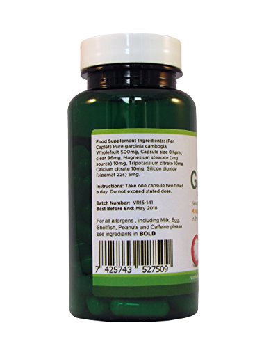 Pure Garcinia Cambogia Wholefruit Natural Weight Loss Supplement, Healthy Vegetarian Appetite Suppressant, Improves Energy and Digestion, UK Made,100% Money Back Guarantee - Image 3