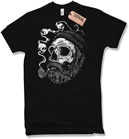 NG articlezz Sailor Beard T-Shirt, Captain, Beard, Pirate, Skull, Various Colours, S - XXL