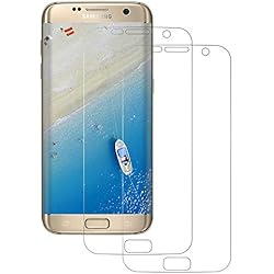 FayTun Protector de Pantalla para Samsung Galaxy S7 Edge, Protector de Película de Transparencia Ultra Resistente al 99%, Antirrayos, Protector de Pantalla Compatible 3D Touch Samsung S7 Edge, 2 Pack