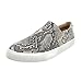 Produktbild Toasye Damenmode Retro Serpentine Loafers Faule Flache Runde Zehe Freizeitschuhe Beige Damenschuhe