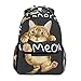 Produktbild School Schultasche Cute Cat Hanging On Hi Meow Student Backpack Big for Girls Kids Elementary School Shoulder Bag Bookbag