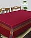 Dhrohar Cotton Maroon Table Cover for 6 Seater Table RS.599.00