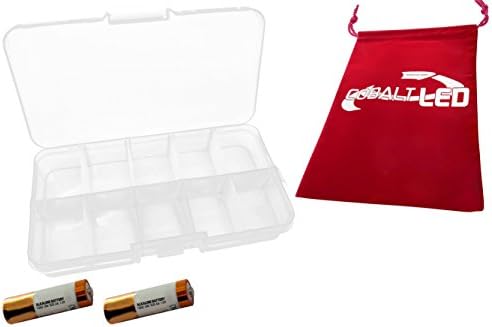 Cobalt Pouch Bundle: AA Batteries Alkaline 1.5 Volt, in protective plastic case. Replaces Battery: AA MN1500 MX1500 LR6 FR6 LR91 EN91 AM3 15A 4006 X91 Mignon (2)