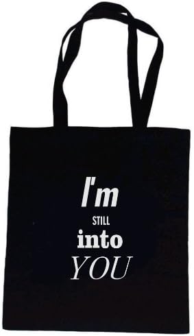 Rhino and Mugsy I'm Still into You - Black Tote Bag from