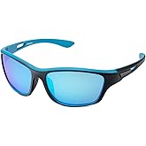 Aferlite Unisex TAC Polarized Wrap Sunglasses | Unbreakable TR90 Frame |100% UV Protection| Sunglasses |Medium