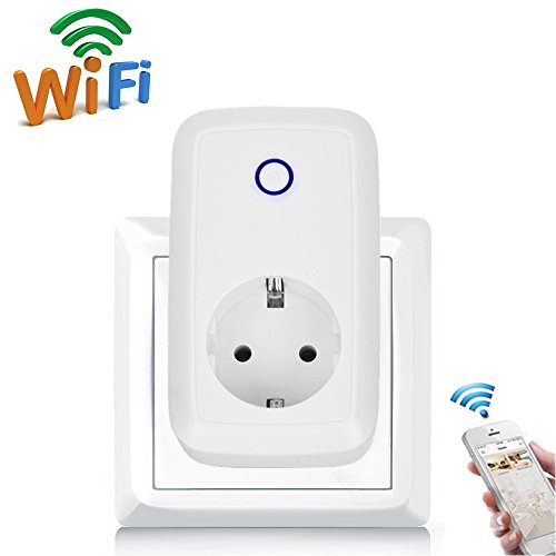 Preisvergleich Produktbild WLAN Steckdose mit Fernsteuerung inkl Zeitsteuerung Energiesparfunktion und USB Anschluss über Android / iOS-App Aigital