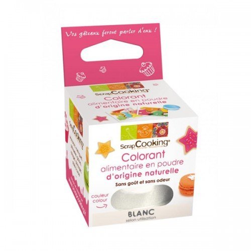 Scrapcooking 4204 Natural Food Colouring White
