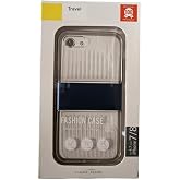 PDAteknoloji iPhone 7/8 / SE ile Uyumlu Travel Serisi Şeffaf Kılıf - Koyu Lacivert (4.7 İn&ccedil;)
