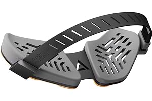 DELTAHUB Carpio G2.0 - Reposamuñecas de ratón gaming para diestros, soporte superior para jugadores serios, pequeño, para diestros, gris