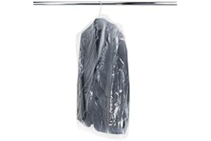 AOKUP Gandolfisnc 30 buste copriabito 65x100", Plastica, Trasparente