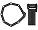 Produktbild KOHLBURG Sicherheits- Faltschloss - Fahrradschloss 89cm lang - sehr sicheres Klappschloss aus gehärtetem Spezialstahl für E-Bike & Fahrrad