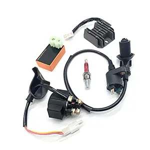 Layfuz High Performance Racing 6 Pin AC I Ignition Coil Voltage Regulator Rectifier Sol id Relay for GY6 50cc 125cc 150cc ATV Quad Go Kart Moped