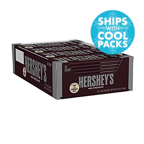 Hershey's Milk Chocolate Bar, 1.55 Ounce (Pack of 36)