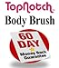 TopNotch Bath Brush Shower Back Scrubber PLUS White Mesh Sponge