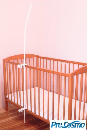 Canopy drape holder/ stand attachable to cot & cot bed