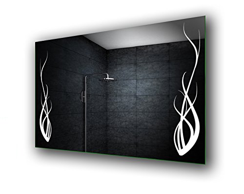 Design Badspiegel mit LED Beleuchtung Wandspiegel Badezimmerspiegel nach Maß - 2