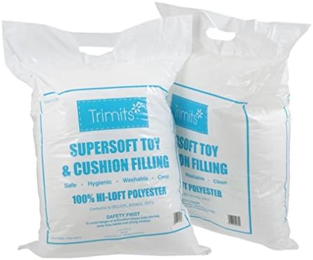 The Craft Factory Toy Filling / Stuffing - Pack of 2 250g Bags - 500g In Total