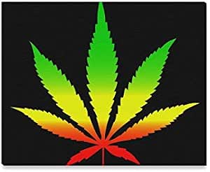 LONGYUU Wall Art Painting Rasta Colors 