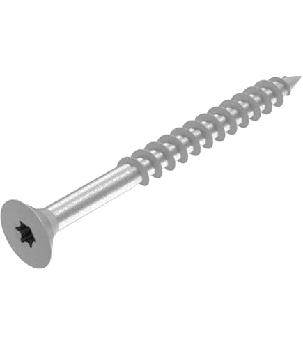 Viti Per Legno TORX A2 Inox 4x40mm - Testa Svasata, Filettatura Parziale, Conf. Da 100 Pezzi - Foto 4