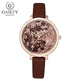 Hunpta@ Uhren, Armbanduhr Watch Art und Weisefrauen lederne beiläufige Uhr-Luxus-analoge Quarz-feine Bügel-Armbanduhr