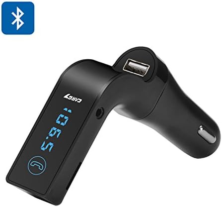 BW Bluetooth Car FM Transmitter - Bluetooth 2.1 + A2DP, Noise Reduction, 5V 2.5A USB Output, 87.5-108 MHz (Black)