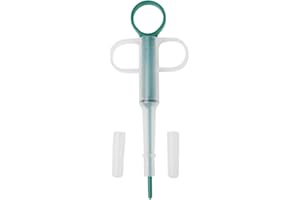 Mnixy Seringue Poussoir de Pilule Capsule Liquide pour Chien Chat - Vert