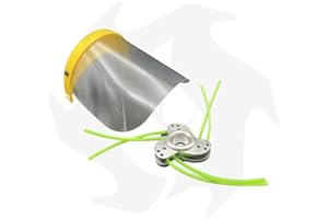 RAINBEAM Testina Tripletto DSV originale per decespugliatore + Omaggio guanti da giardinaggio Alimentato a batteria