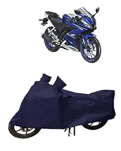 NEXTON All Weather Protection Water Resistant Scooter Bike Cover Compatible with Yamaha R15 V3 All Varaints (Navy Blue)
