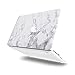 Price comparison product image MOSISO Plastic Hard Shell Snap On Case Cover Only for MacBook Pro 13 Inch with Retina Display No CD-Rom (A1502/A1425, Version 2015/2014/2013/end 2012), White Marble