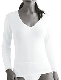 camiseta termica blanca mujer