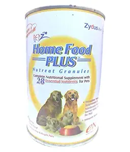 Pawsitively Pet Care Zydus AH Home Food Plus -Nutreat Granules Complete Nutritional Supplement for Pets (250 g)