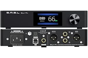 FANMUSIC S.M.S.L SU-9n ES9038PRO XMOS XU208 Décodeur DAC audio haute résolution SMSL DSD512 RCA/XLR LDAC APTX/HD