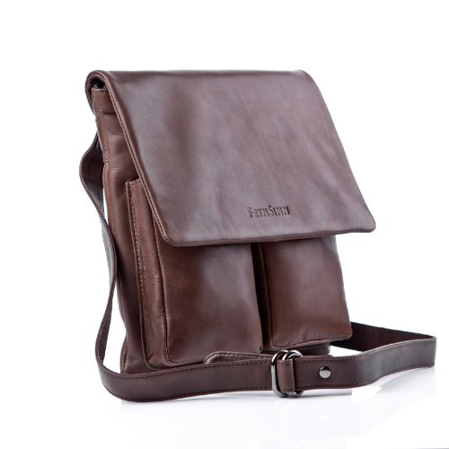 FEYNSINN Umhängetasche NIA – Ledertasche mit Schultergurt – Schultertasche – echt Leder - 2