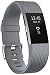 Produktbild Für Fitbit Charge 2 Armband, HUMENN Charge 2 Bänder 3D Stil Weiches Silikon Sports Ersetzerband Fitness Verstellbares Uhrenarmband für Fitbit Charge2 Small Grau