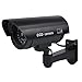 Produktbild Opuman Draussen und Drinnen Wasserdicht Fälschung Dummy Überwachungskamera Surveillance Monitor Flash Led Licht Fake Sicherheit Kamera Simulation CCTV Überwachungsmonitor Video