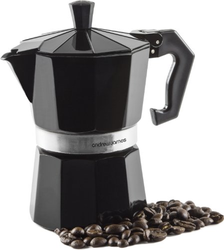 Andrew James – 3 Tassen Espressokocher Im Italienischen Stil – Schwarz – Inklusive Dichtungsring Andrew James – 3 Tassen Espressokocher Im Italienischen Stil – Schwarz – Inklusive Dichtungsring Bilder