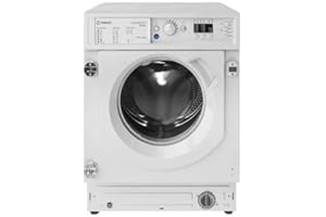 INDESIT Lave linge sechant encastrable BIWDIL861485EU, Lavage 8kgs, Séchage 6kgs