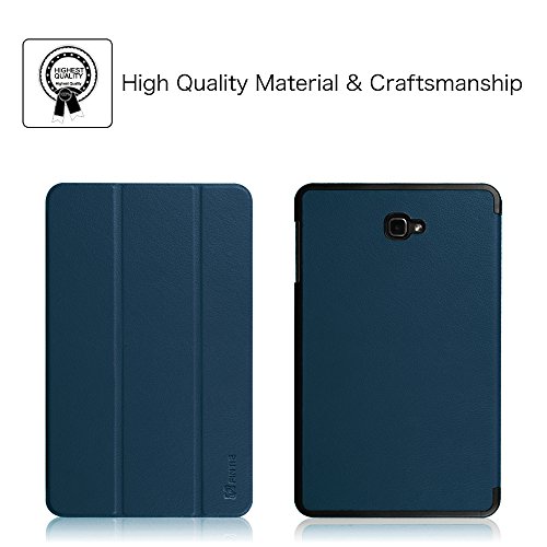 Fintie Samsung Galaxy Tab A 10.1 Hülle – Ultra Schlank Superleicht Ständer Smart Shell Case Cover Schutzhülle Etui Tasche mit Auto Schlaf / Wach Funktion für Samsung Galaxy Tab A 10,1 Zoll T580N / T585N Tablet (2016 Version), Marineblau - 5