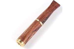 JHBMX Carbone Attivo, Nucleo Sostituibile, Portatile, Rimovibile, Porta Sigarette In Legno Massello Con Filtro, Filtro In Legno 8.2cm B