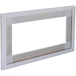 EMUCA 8934725 Cadre pour encastrement de Microondes en Meuble de 60cm en Plastique Peint Gris Métallisé