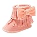Produktbild Vovotrade Kleinkind Stiefel,Keep Warm Bowknot Doppeldeck Quasten Soft Schneeschuhe Soft Krippe Schuhe Kleinkind Botts Winterstiefel Freizeitschuhe