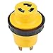 Produktbild RV Adapterstecker, RV Adapterstecker 125V RV-Netzkabeladapter 30A-Stecker auf 30A-Buchsenstecker