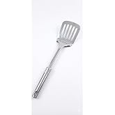 Smartizi Paslanmaz &Ccedil;elik Delikli Mutfak Spatulası - Ergonomik Saplı &Ccedil;evirme ve Fırın Tepsisi Servis Spatulası